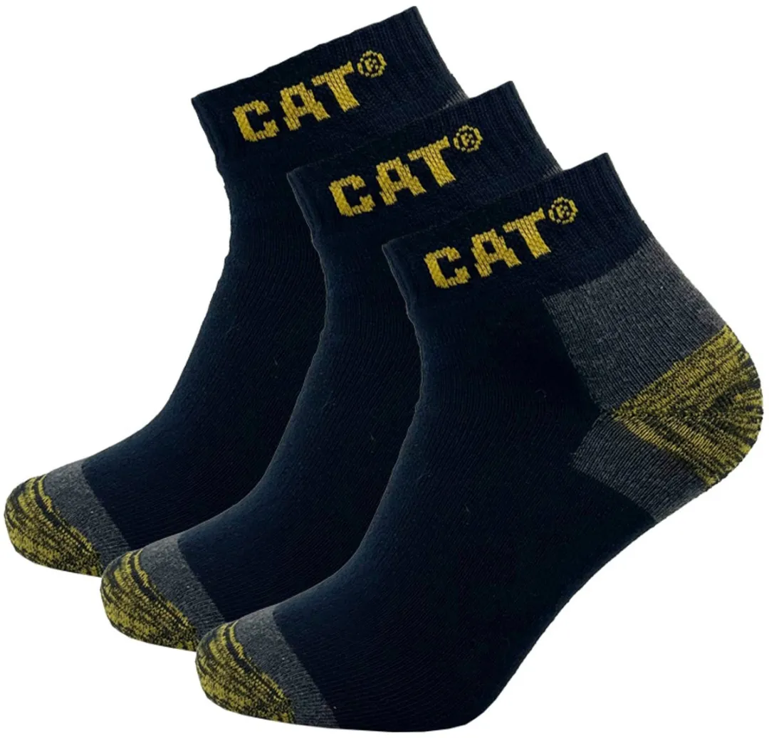 Caterpillar Navy Sneaker Werksokken - 3 Paar - afbeelding 6 van 6