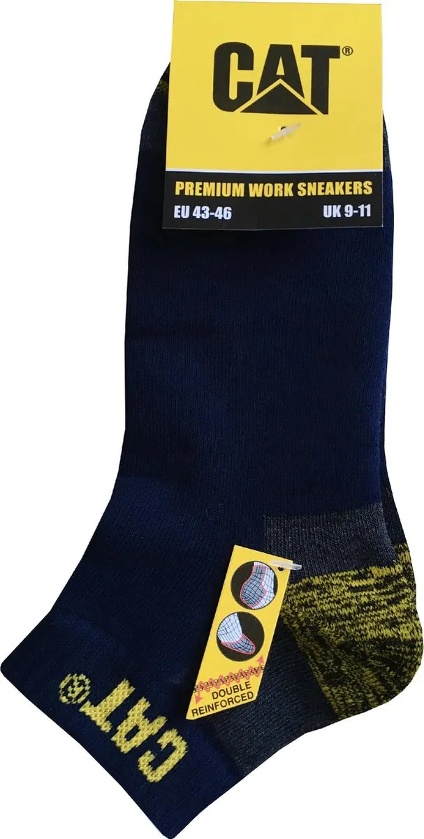 Caterpillar Navy Sneaker Werksokken - 3 Paar
