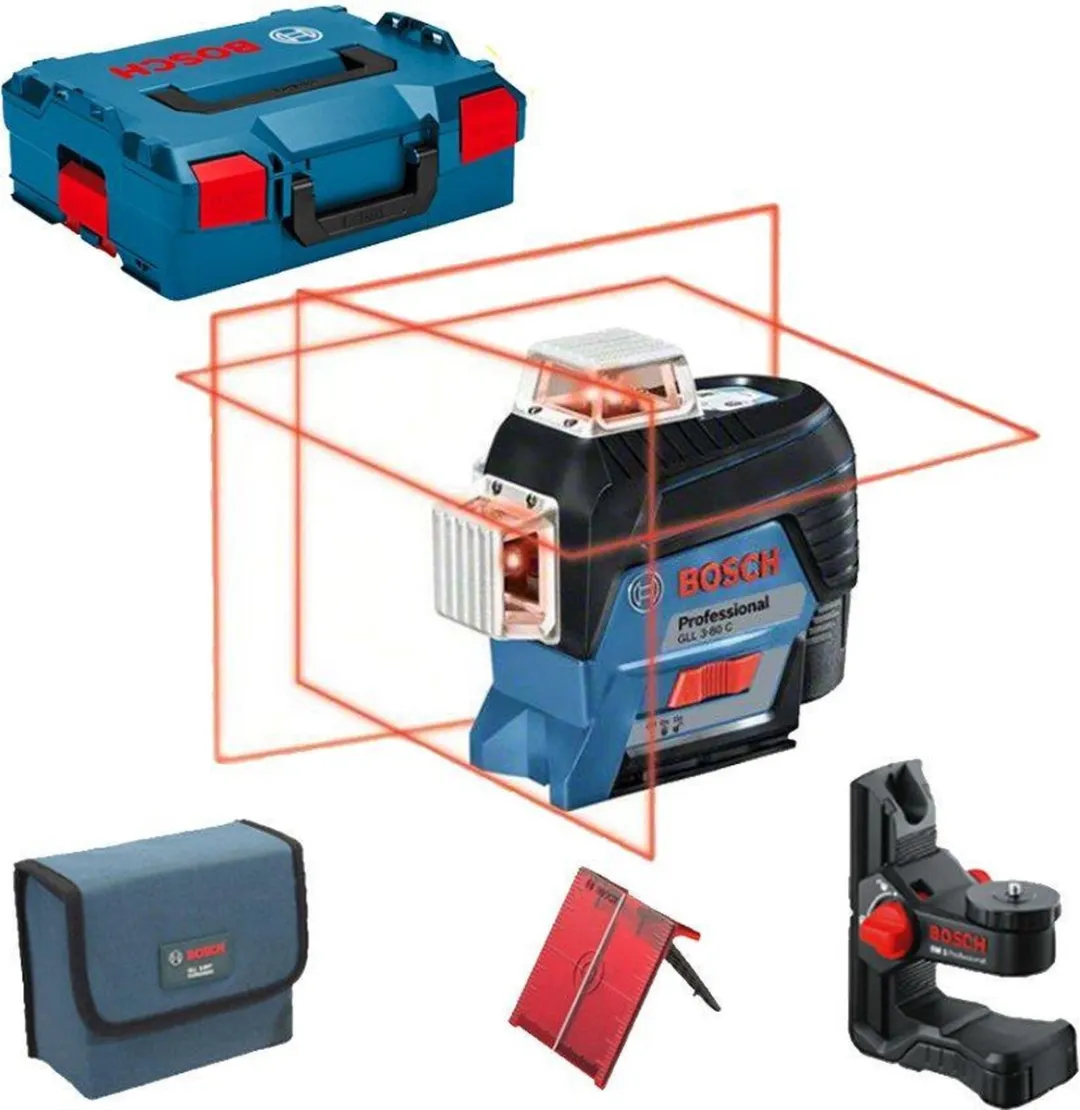 Bosch Professional GLL 3-80 C Accu Kruislijnlaser