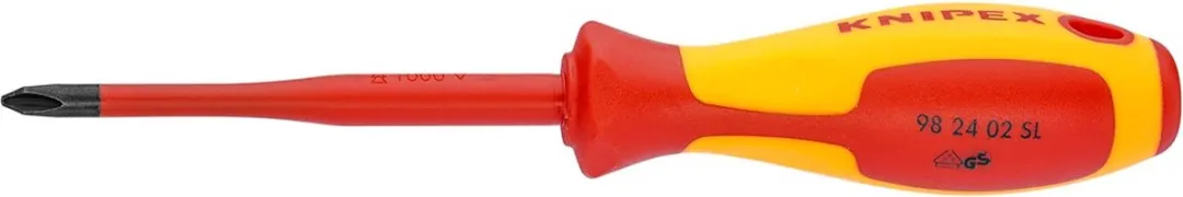 Knipex Schroevendraaier Sleuf 6,5x1,2mm 98 20 65 SL - Zwart