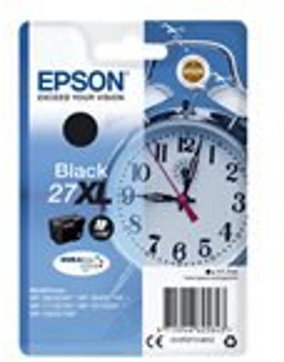 Epson 27XL Inktcartridge Zwart - 1100 pagina's