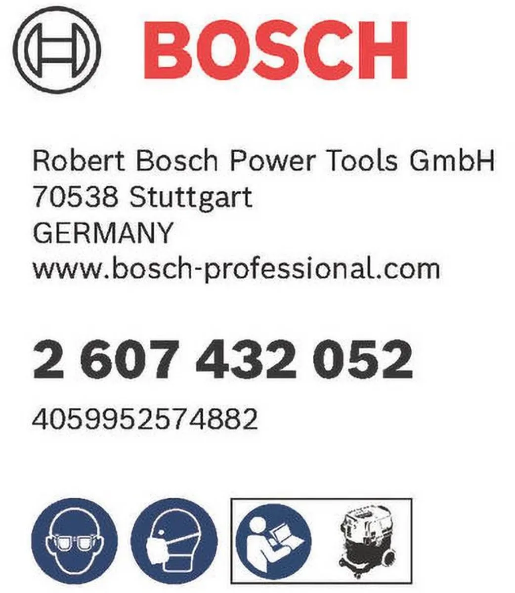 Bosch GAS 35 H AFC Filterpatroon H-klasse
