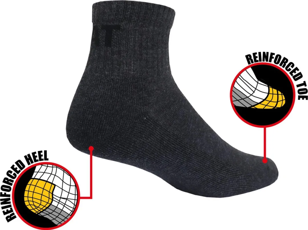 Caterpillar Quarter Werksokken - 3 Paar - Grijs
