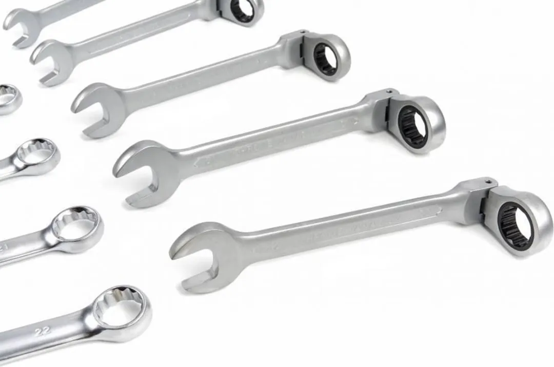 HBM Machines 22-delige Ring Ratel Steeksleutelset 8-22mm - 22 Stuks - Zwart