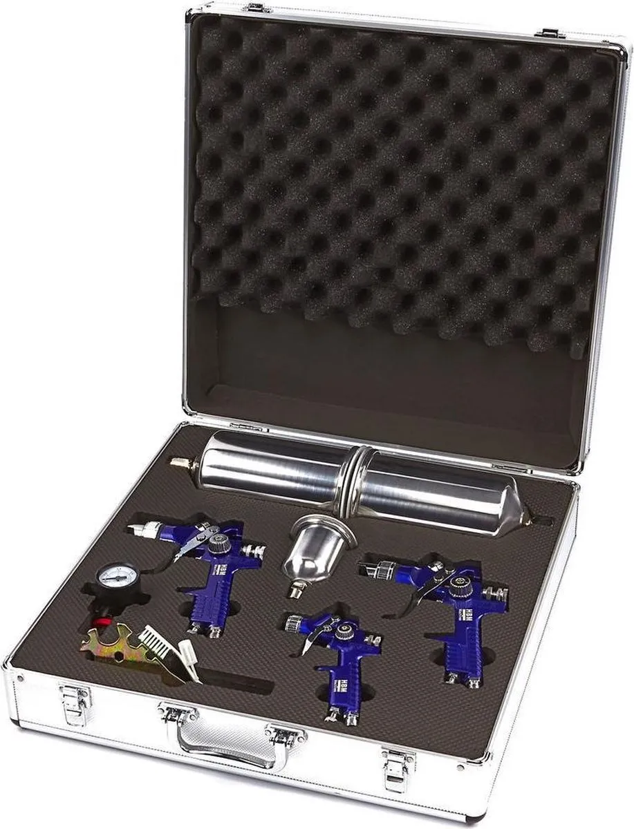 HBM Machines Verfspuit 8-delige Set - MPN 3788