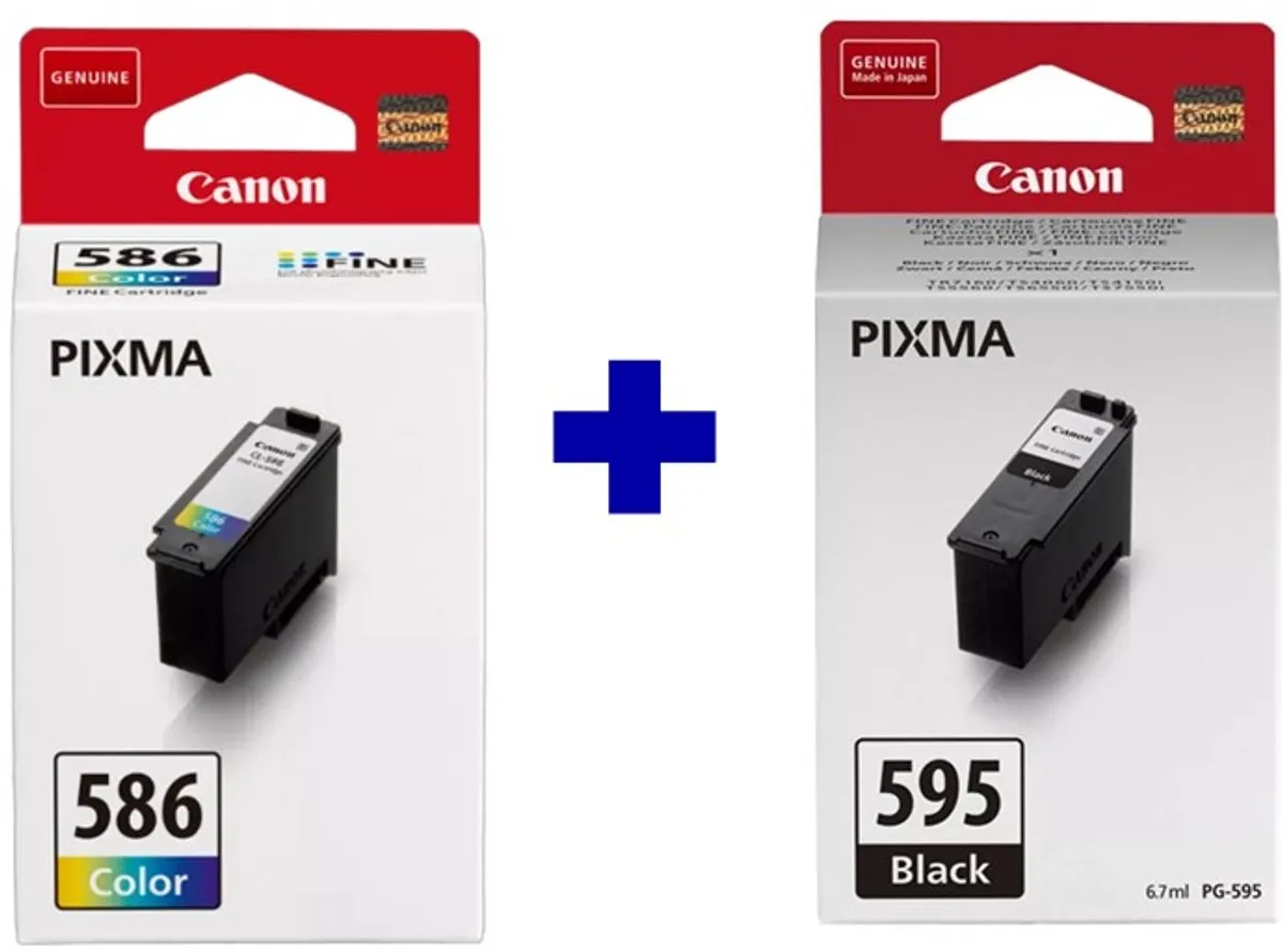 Canon PG-595 + CL-586 Inktcartridges