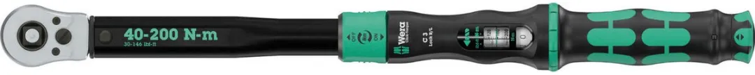 Wera Click-Torque Lock C 3 R/L 05075695001 Momentsleutel 200-40 Nm