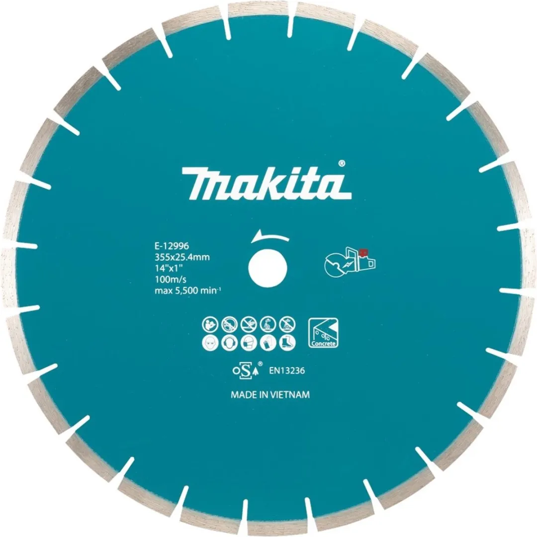 Makita E-12996 Diamantschijf 355mm - Beton