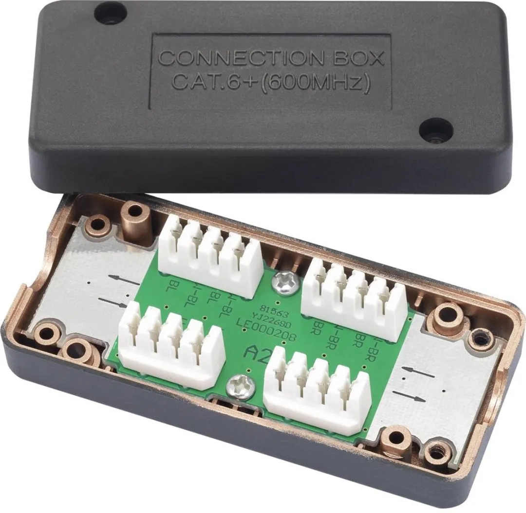 Renkforce Connection Box CAT 6A - Zwart
