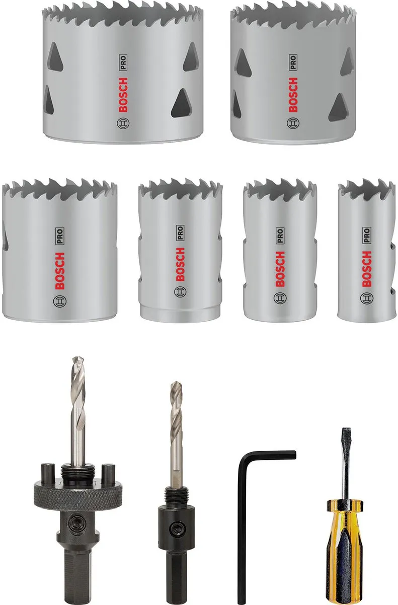 Bosch PRO Multi Materiaal Gatenzaagset 12-delig - 2608900524