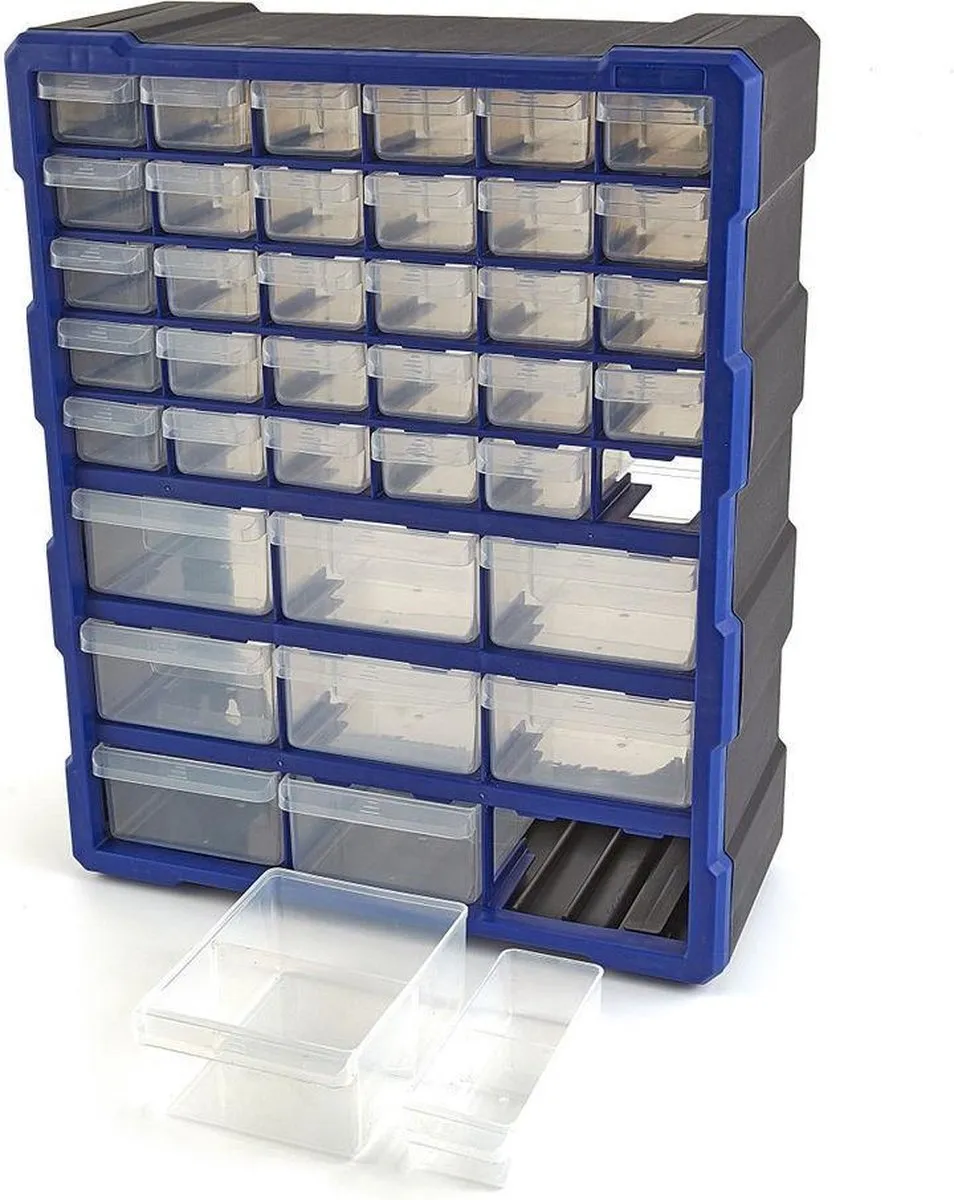 HBM Machines 39 Ladenkast - 39 Lades - Blauw