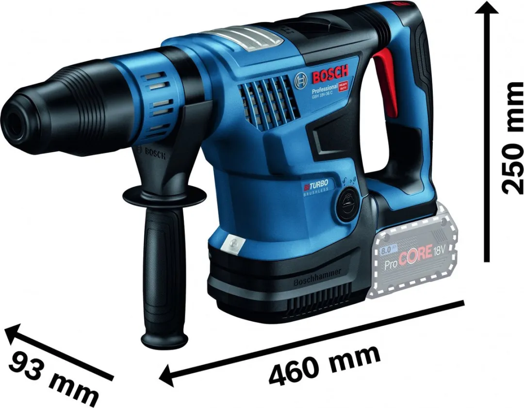 Bosch Professional GBH 18V-36 C Accu Boorhamer