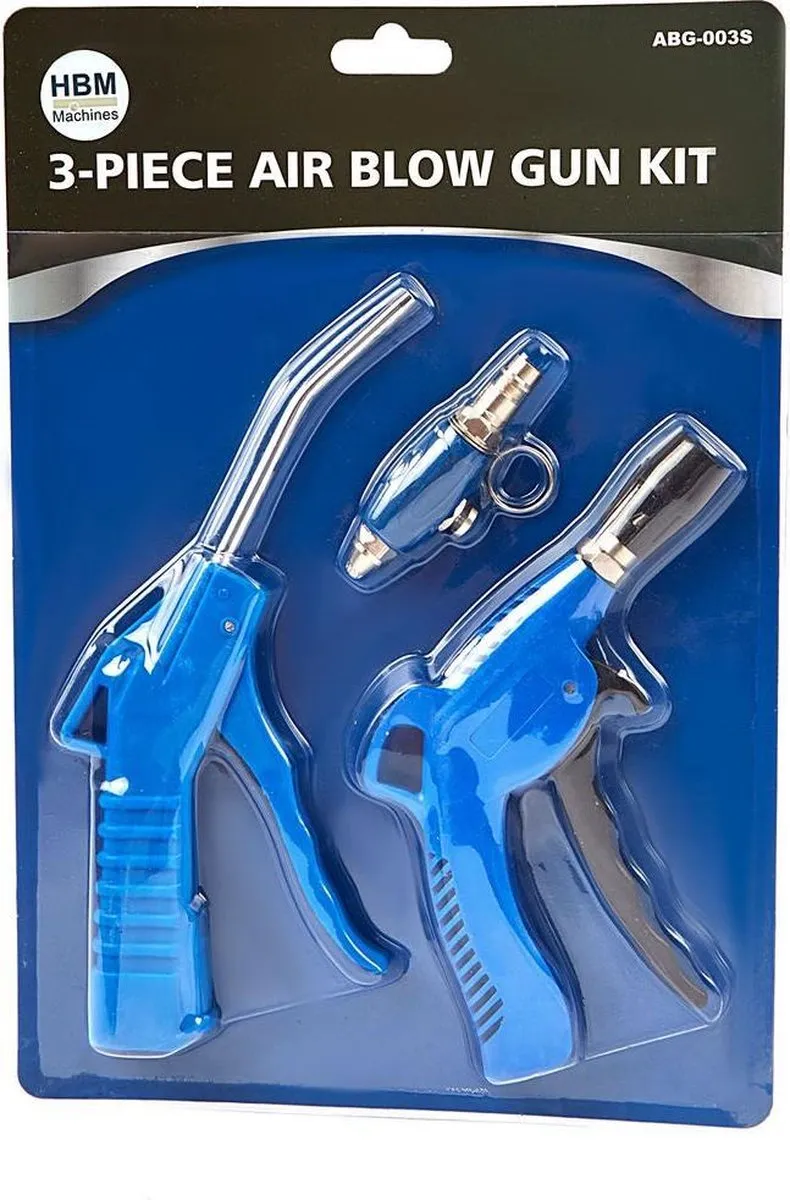 HBM Machines Blaaspistolenset 3-delig - 8656