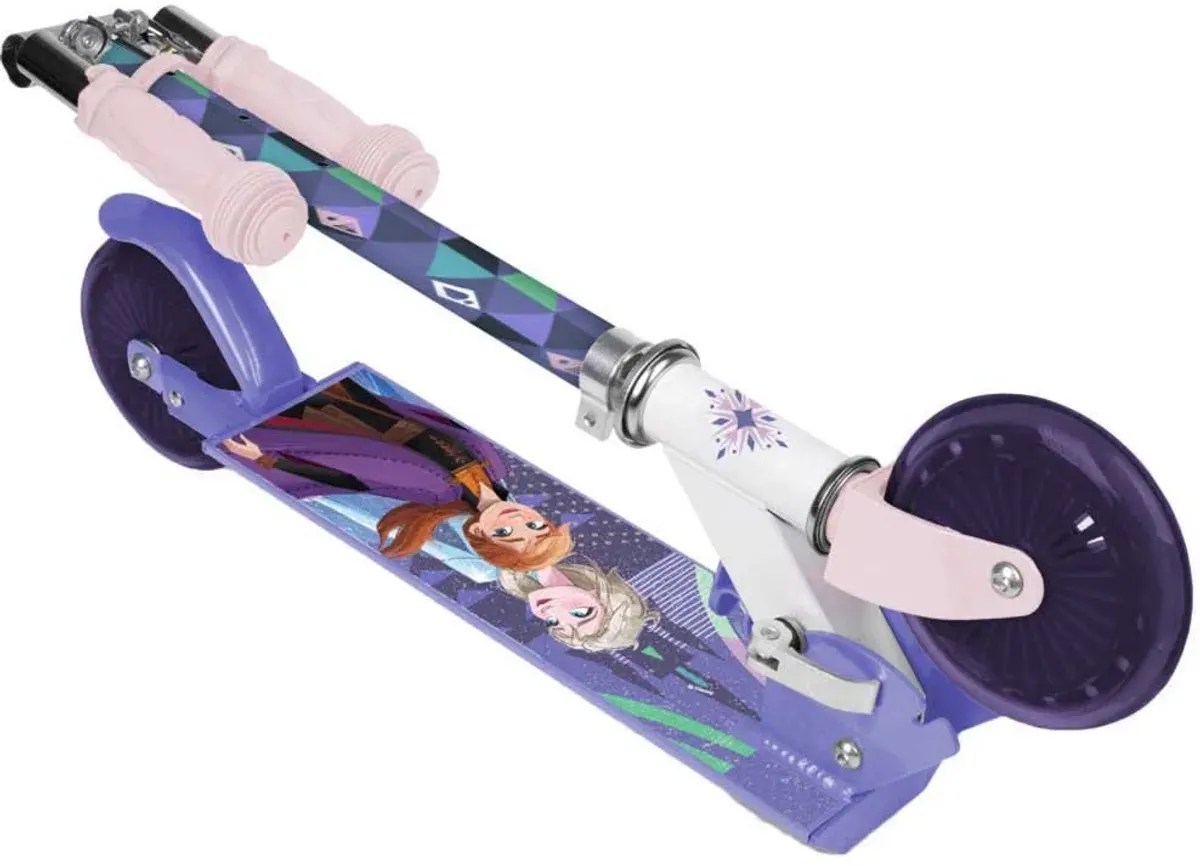 Disney Frozen 2 Kinderstep - 2 Wielen - Aluminium - Paars