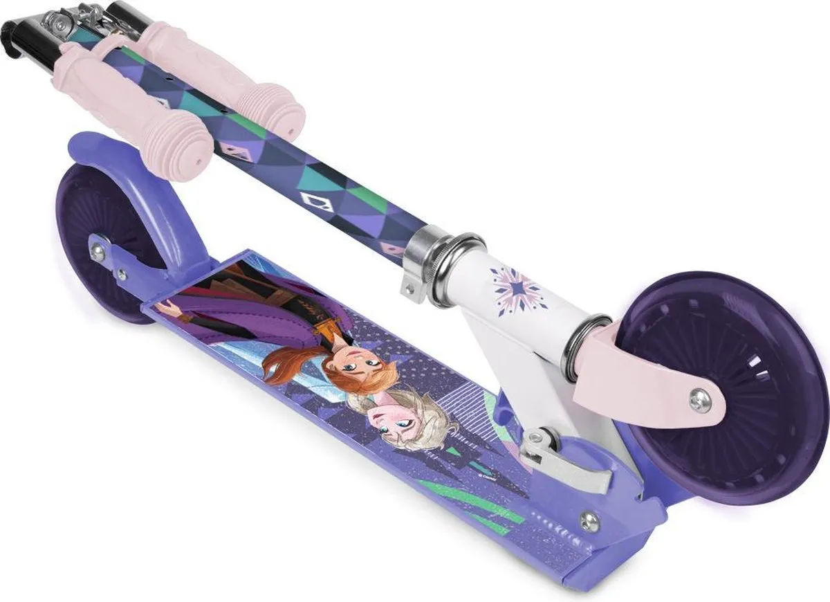 Disney Frozen 2 Kinderstep - 2 Wielen - Aluminium - Paars
