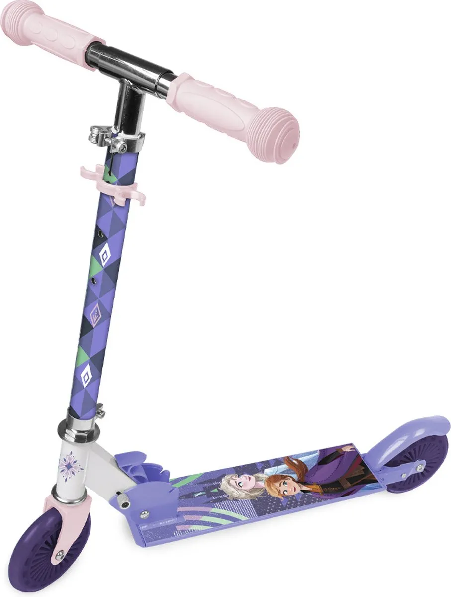 Disney Frozen 2 Kinderstep - 2 Wielen - Aluminium - Paars - afbeelding 6 van 6