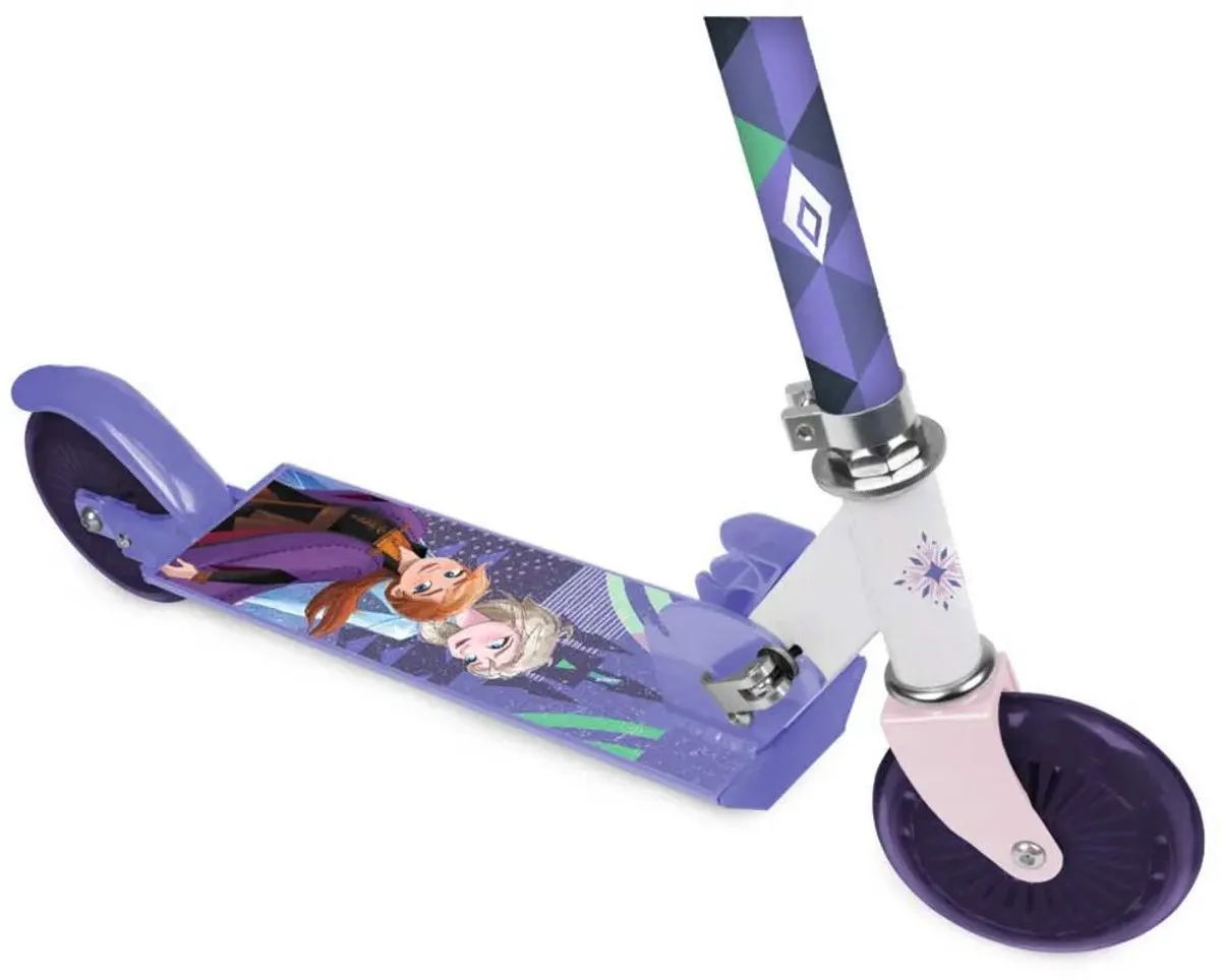 Disney Frozen 2 Kinderstep - 2 Wielen - Aluminium - Paars