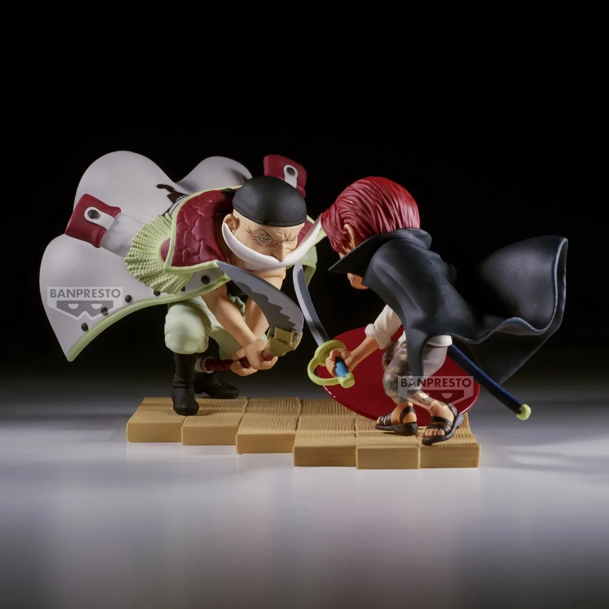 Bandai One Piece WCF Log Stories Figuur - Edward Newgate vs Shanks - Multicolor