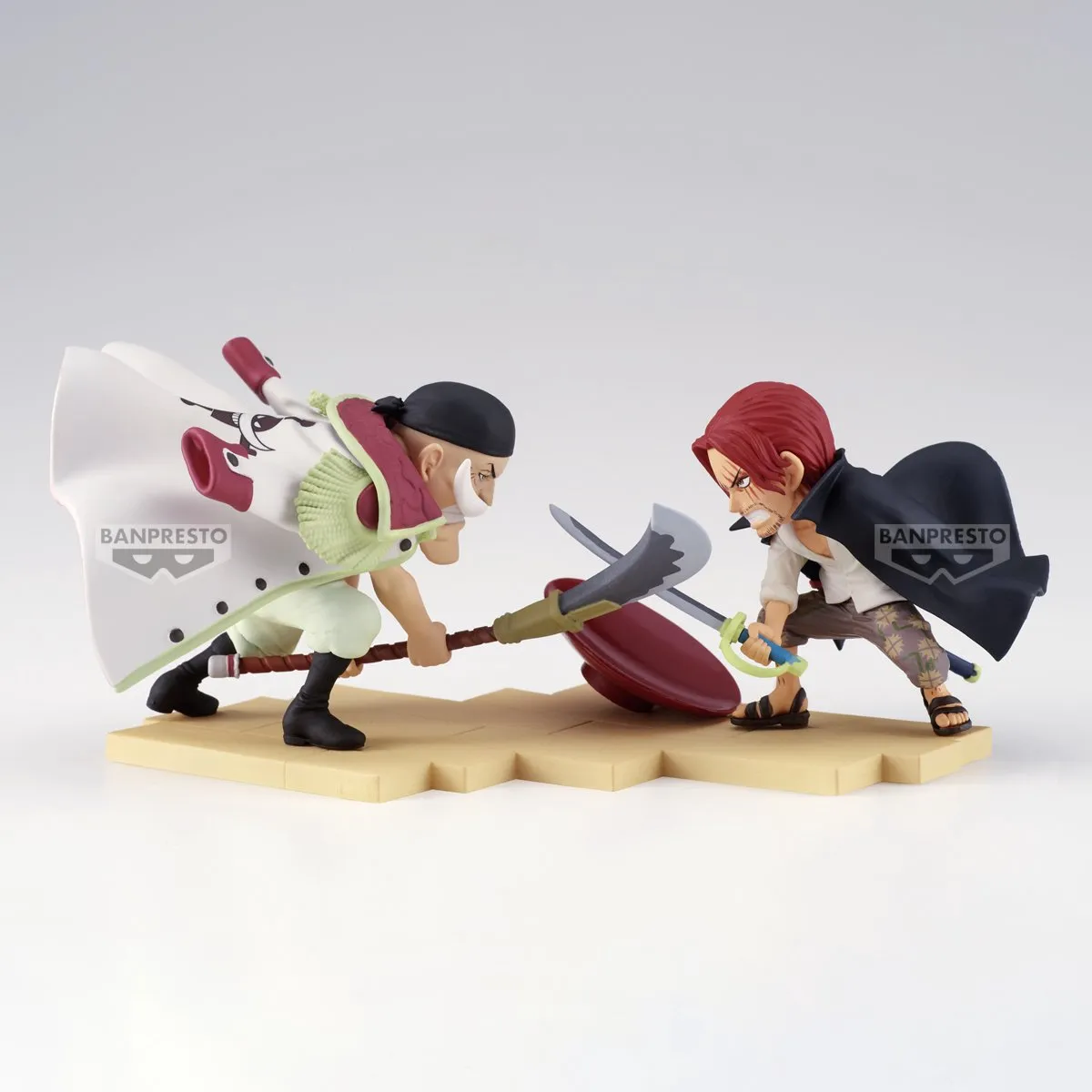 Bandai One Piece WCF Log Stories Figuur - Edward Newgate vs Shanks - Multicolor