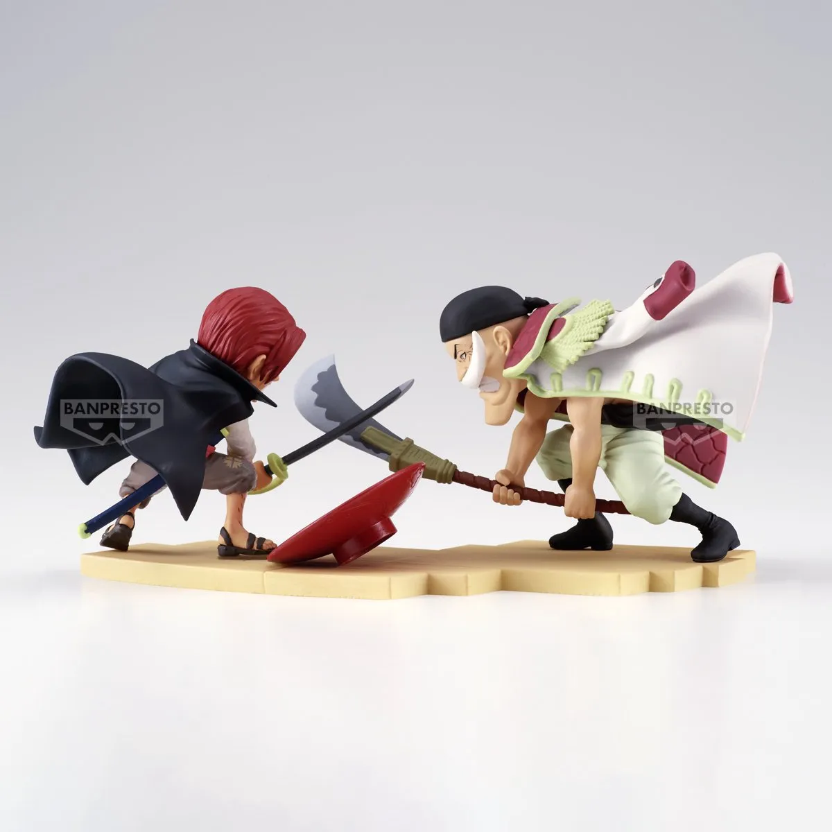 Bandai One Piece WCF Log Stories Figuur - Edward Newgate vs Shanks - Multicolor