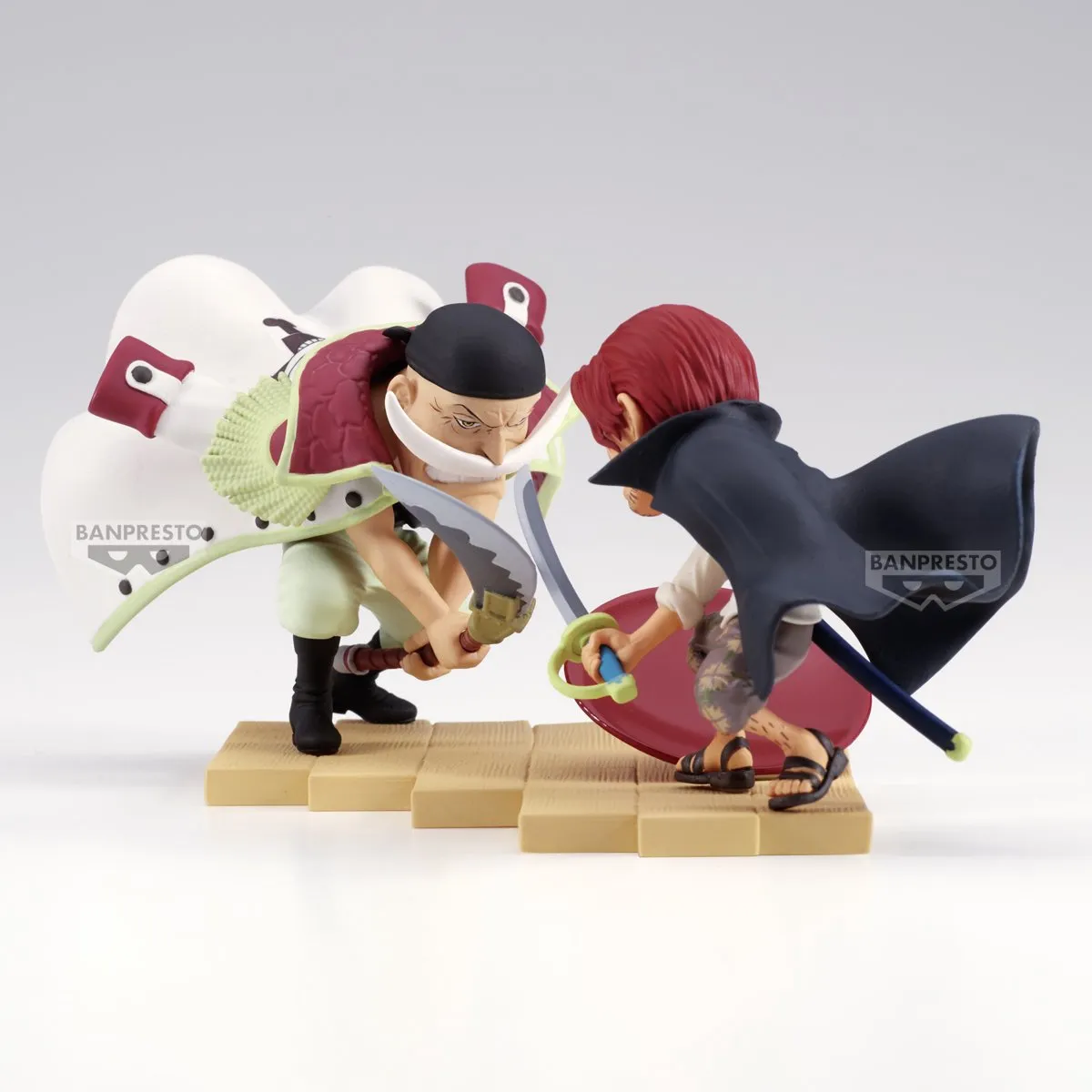 Bandai One Piece WCF Log Stories Figuur - Edward Newgate vs Shanks - Multicolor