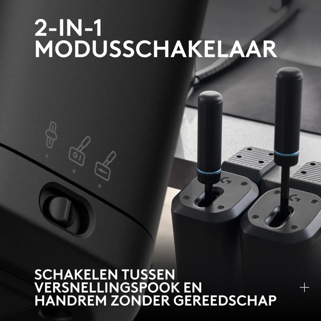 Logitech G RS Shifter & Handbrake 941-000245 - Zwart