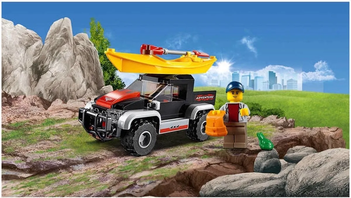 LEGO City 60240 Kajak Avontuur - Blauw