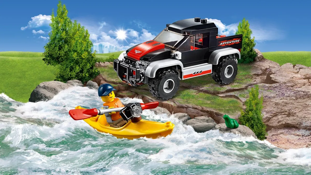 LEGO City 60240 Kajak Avontuur - Blauw