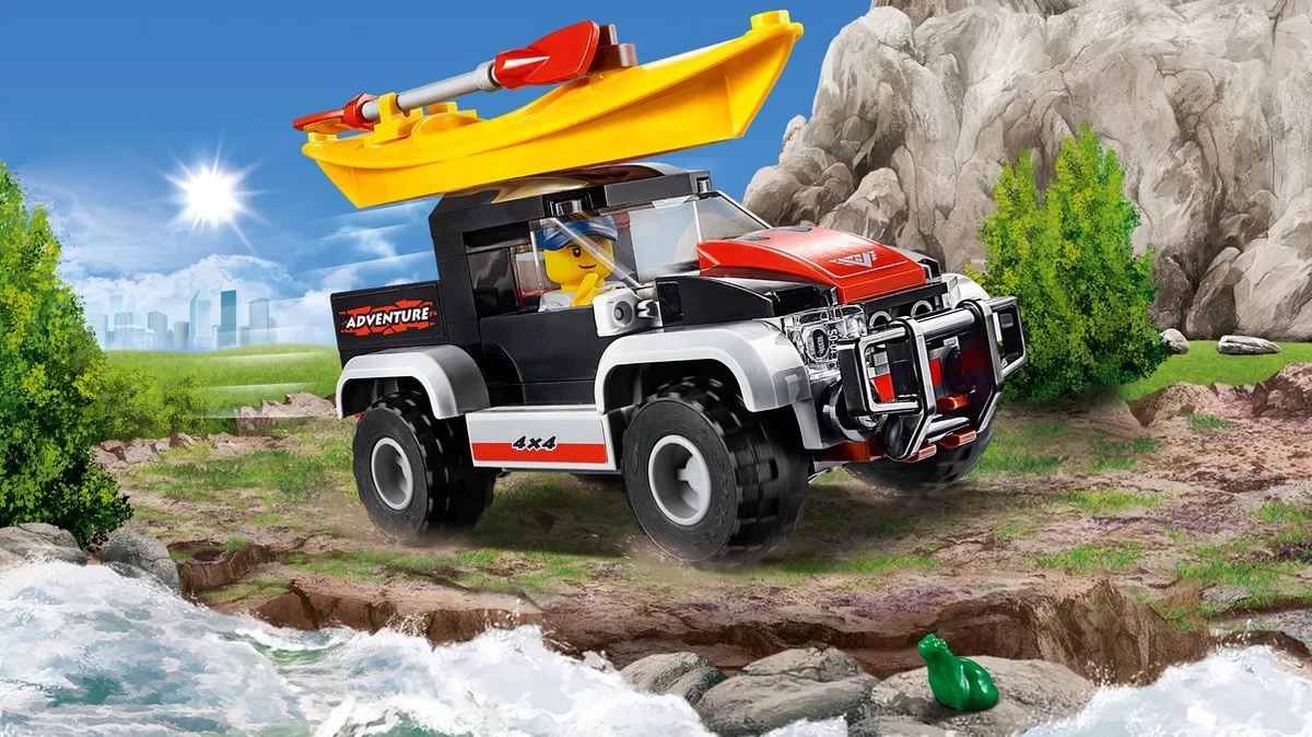 LEGO City 60240 Kajak Avontuur - Blauw