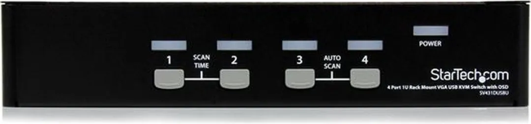 Startech SV431DUSBU USB KVM-switch 4-poort 1U Rack - afbeelding 4 van 6