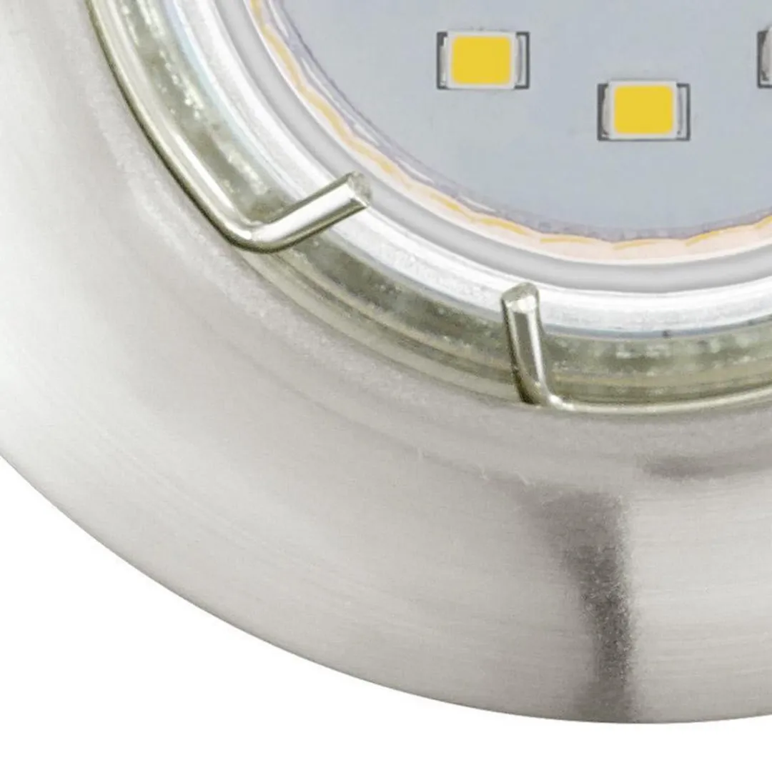 Eglo Peneto Inbouwspot LED Ø78mm Nikkel-Mat - 3 Stuks