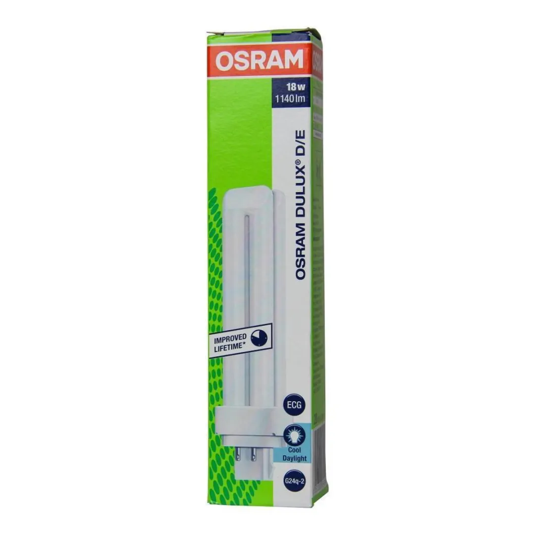 Osram Dulux D/E PL-C 18W 6500K G24Q-2 - Mat - 1130lm
