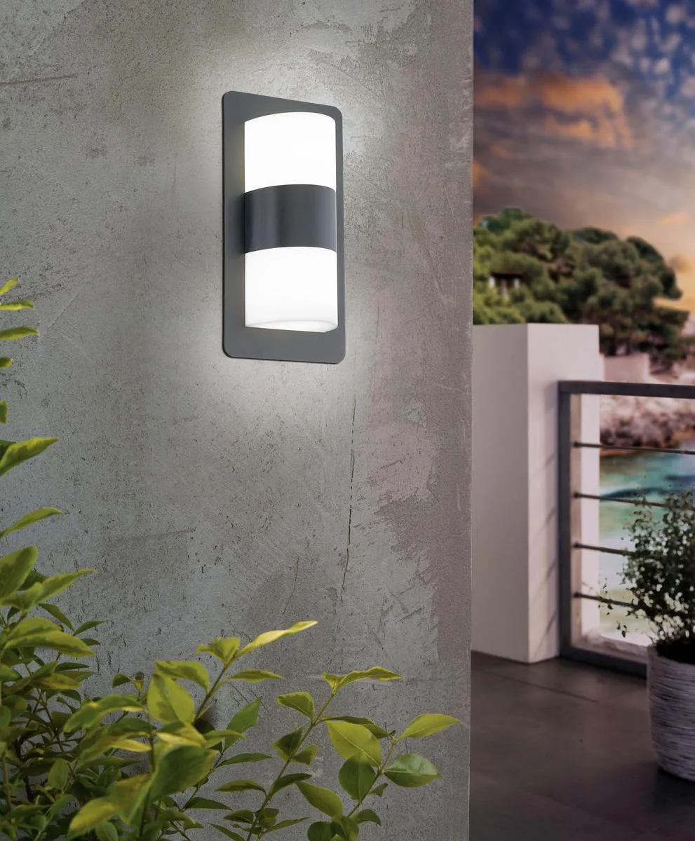 Eglo Cistierna LED Buitenwandlamp 10W - Antraciet