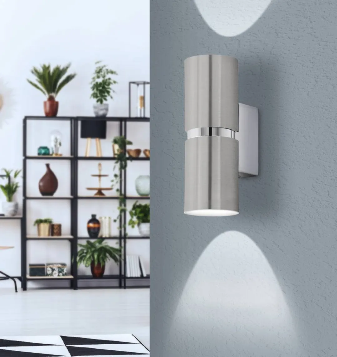 Eglo Passa Wandlamp LED 6cm - Nikkelmat
