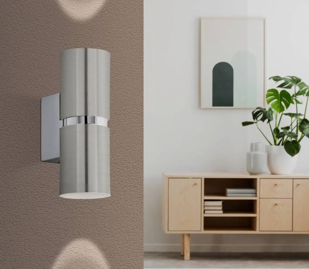 Eglo Passa Wandlamp LED 6cm - Nikkelmat