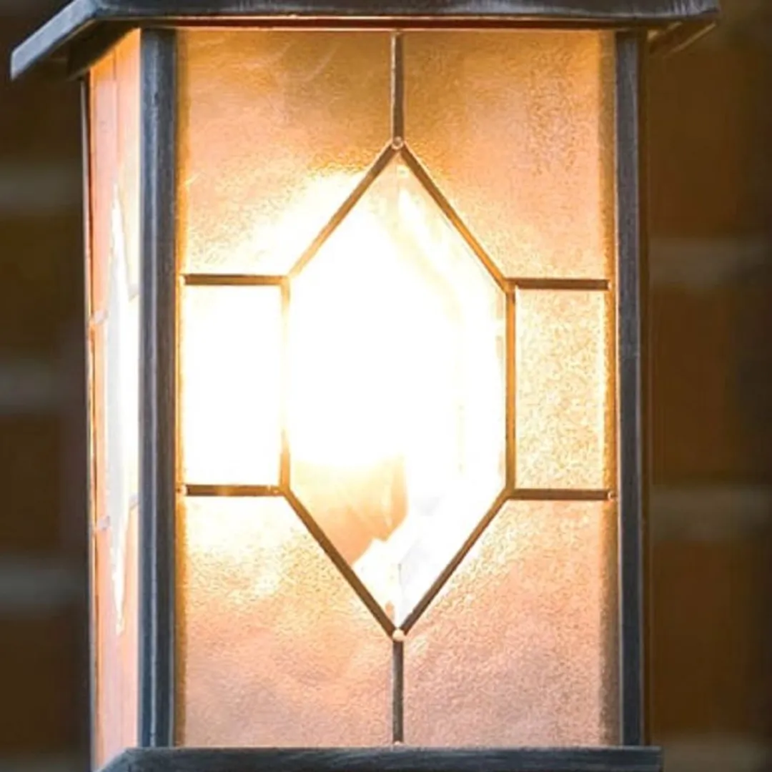 Konstsmide Milano Wandlamp 38cm - Zwart/zilver