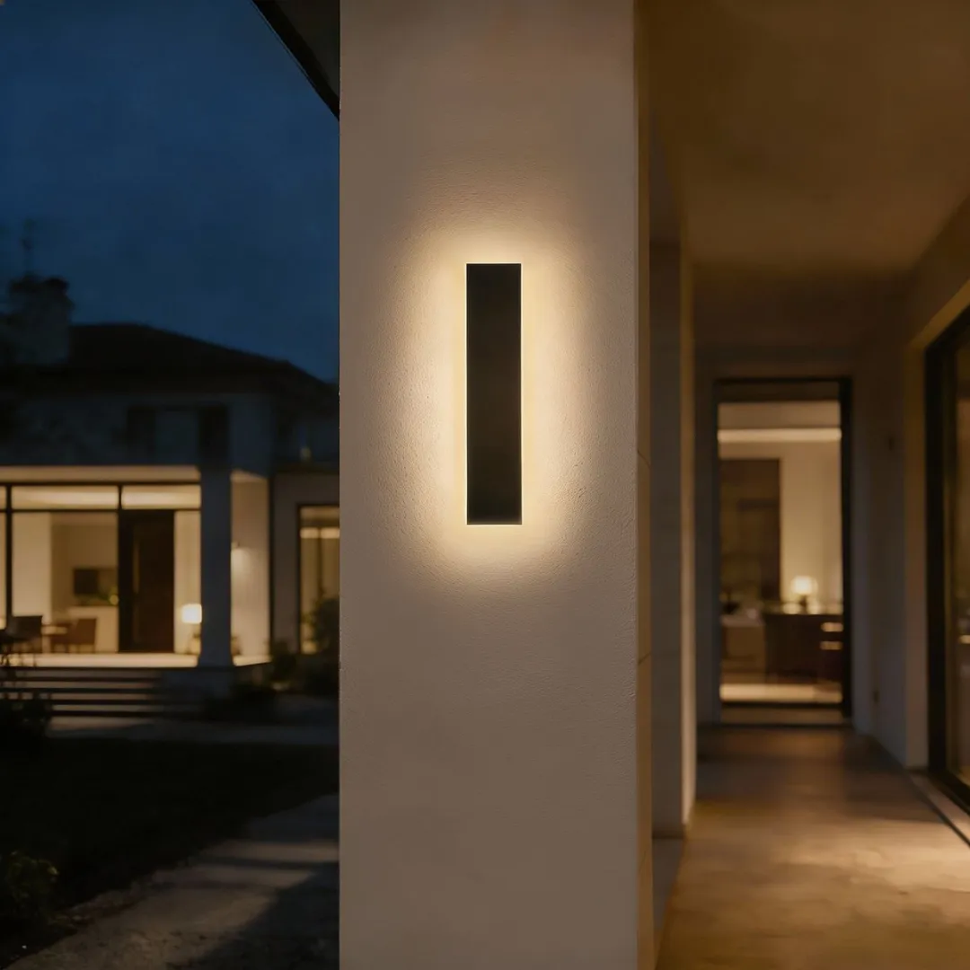 Ledvion Villa LED Buiten Wandlamp 2700K - 2x 6W IP65 Zwart