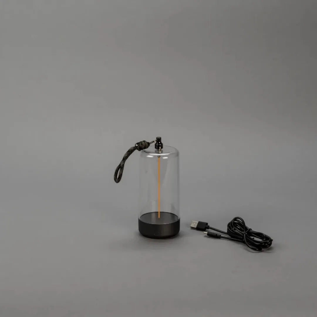 Konstsmide Edison XS Oplaadbare Lamp - Antraciet