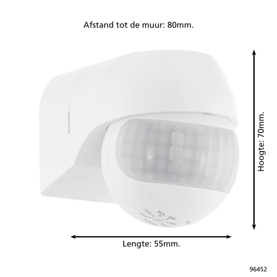Eglo Detect Me 1 Sensor Buitenverlichting - Wit