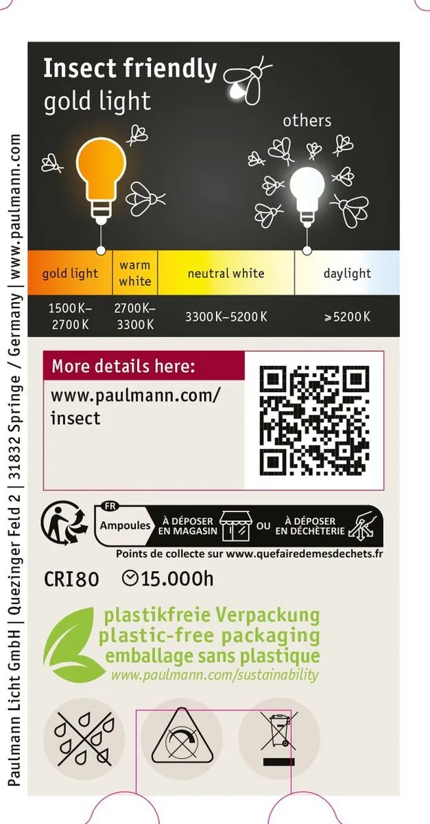 Paulmann Filament LED-gloeilamp E27 420lm 4,3W 2200K - Helder - afbeelding 6 van 6