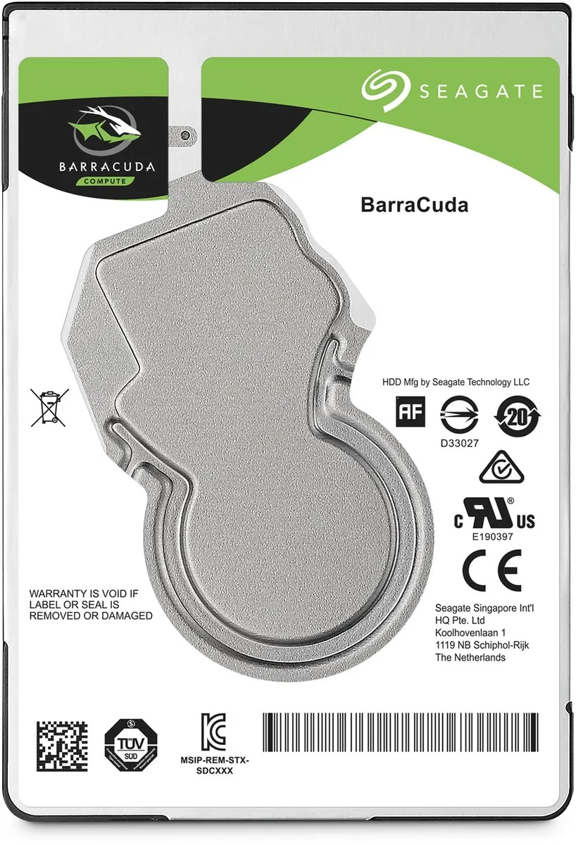 Seagate BarraCuda ST500LM030 Interne Harde Schijf 500GB