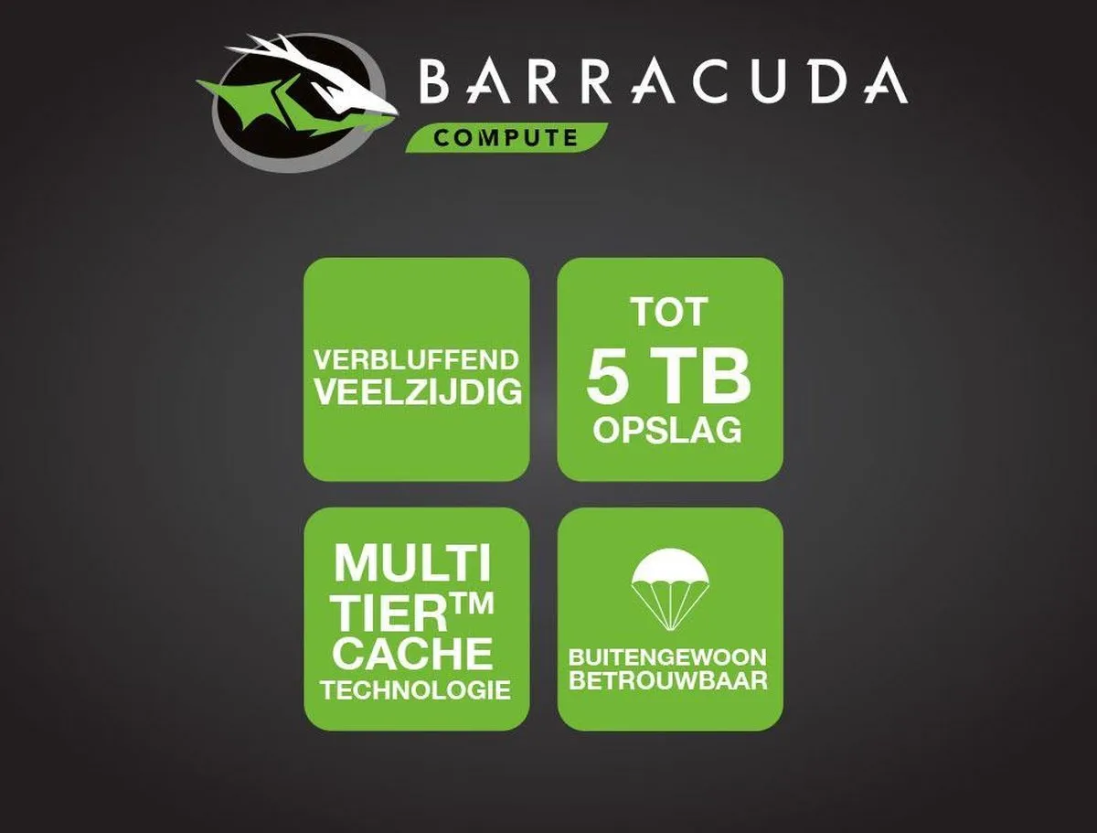 Seagate BarraCuda ST500LM030 Interne Harde Schijf 500GB