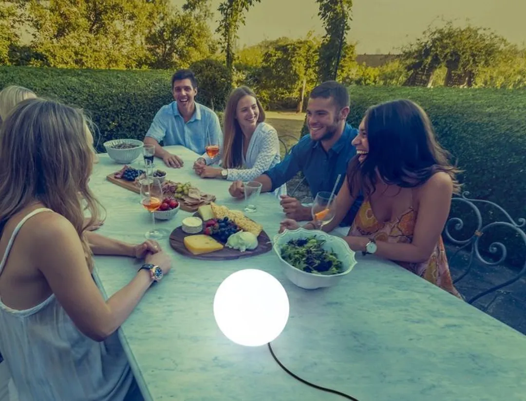 Intergard Tuinverlichting Sphere 50cm - Groen - 8W - afbeelding 4 van 6