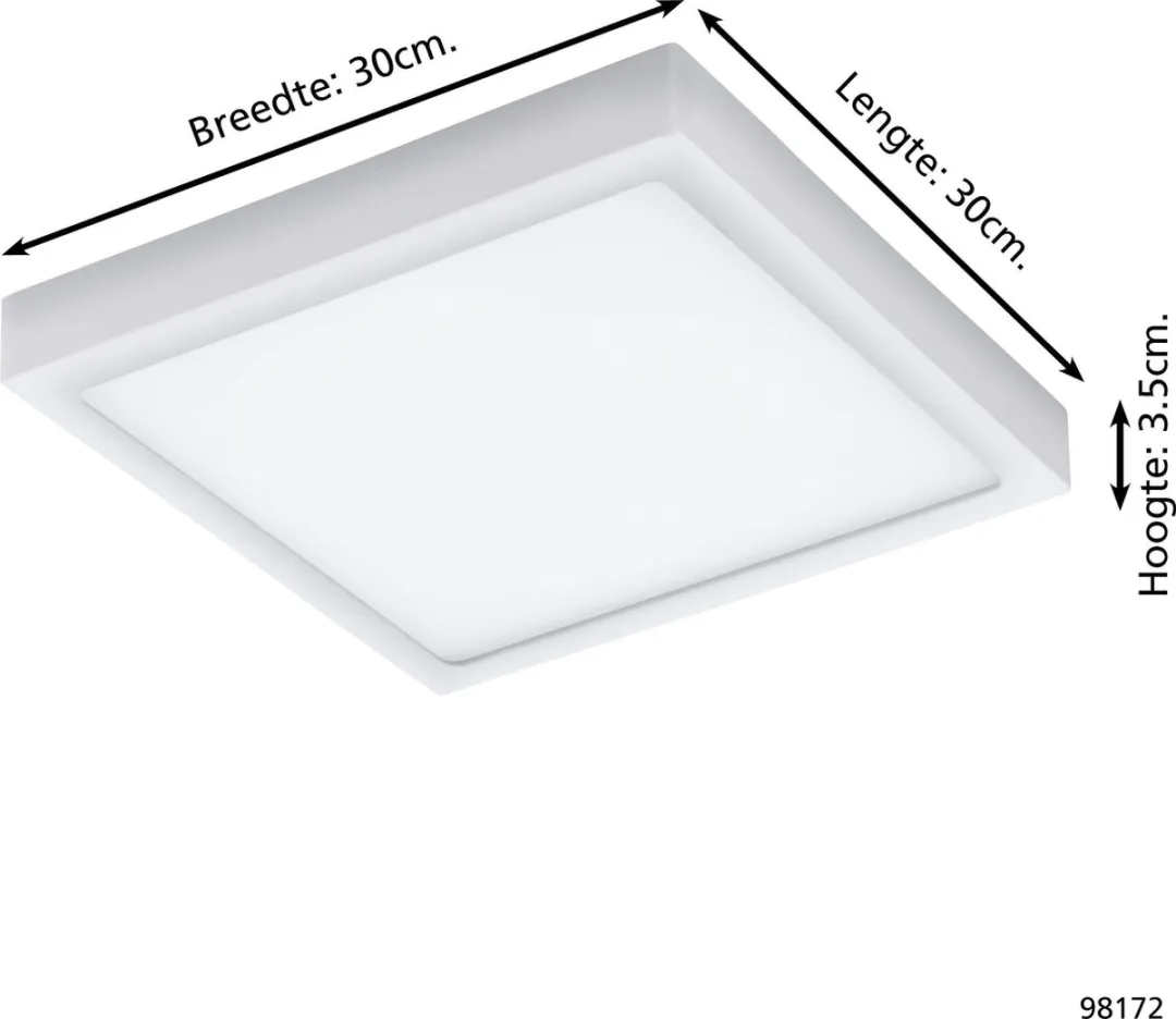 Eglo Argolis-c Wand/Plafondlamp LED 22W - Wit - afbeelding 6 van 6