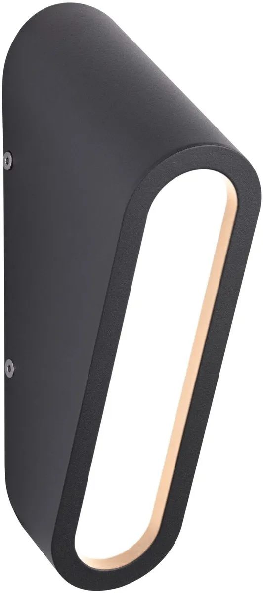 Paulmann LED Wandarmatuur Cliff IP44 9,5W - Antraciet