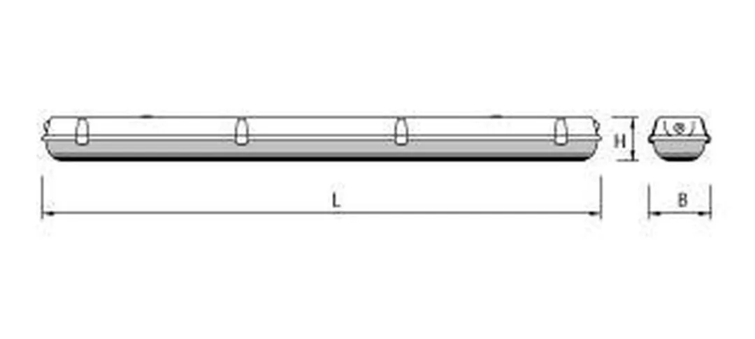 Osram MacBright Ocean LED Armatuur 6800lm 4000K IP65 - 2 Stuks - afbeelding 6 van 6