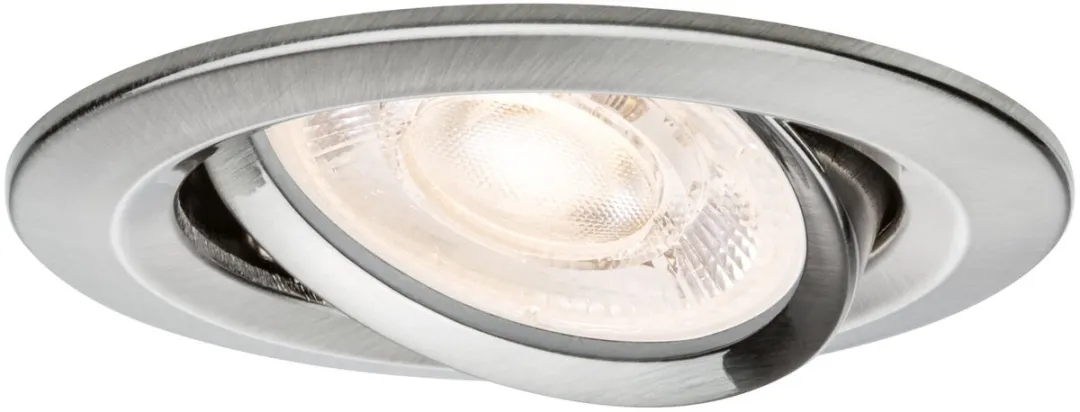 Paulmann Nova Plus GU10 LED-inbouwlamp 3x550lm - 2700K - Staal geborsteld