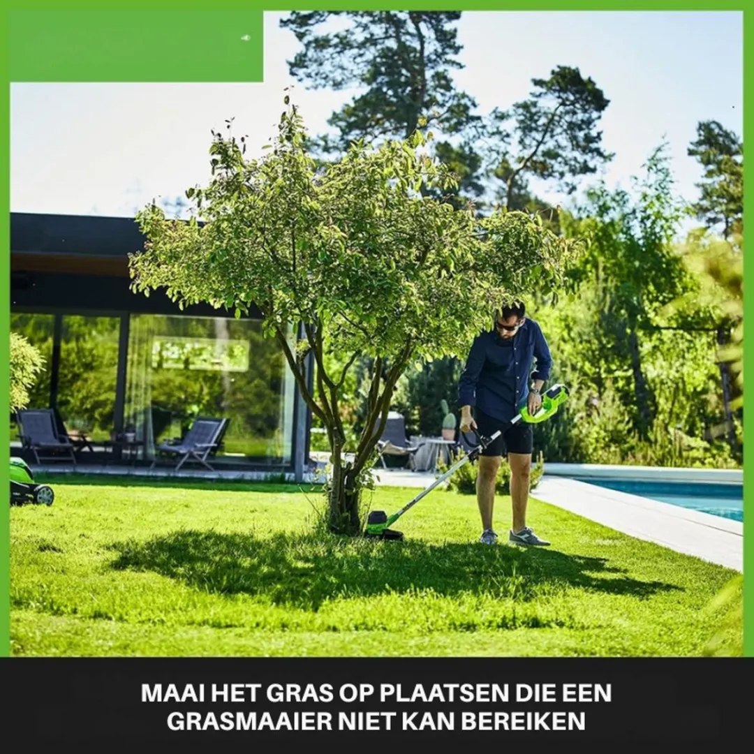 Greenworks 12V Accu Grastrimmer 30cm - 12 Stuks