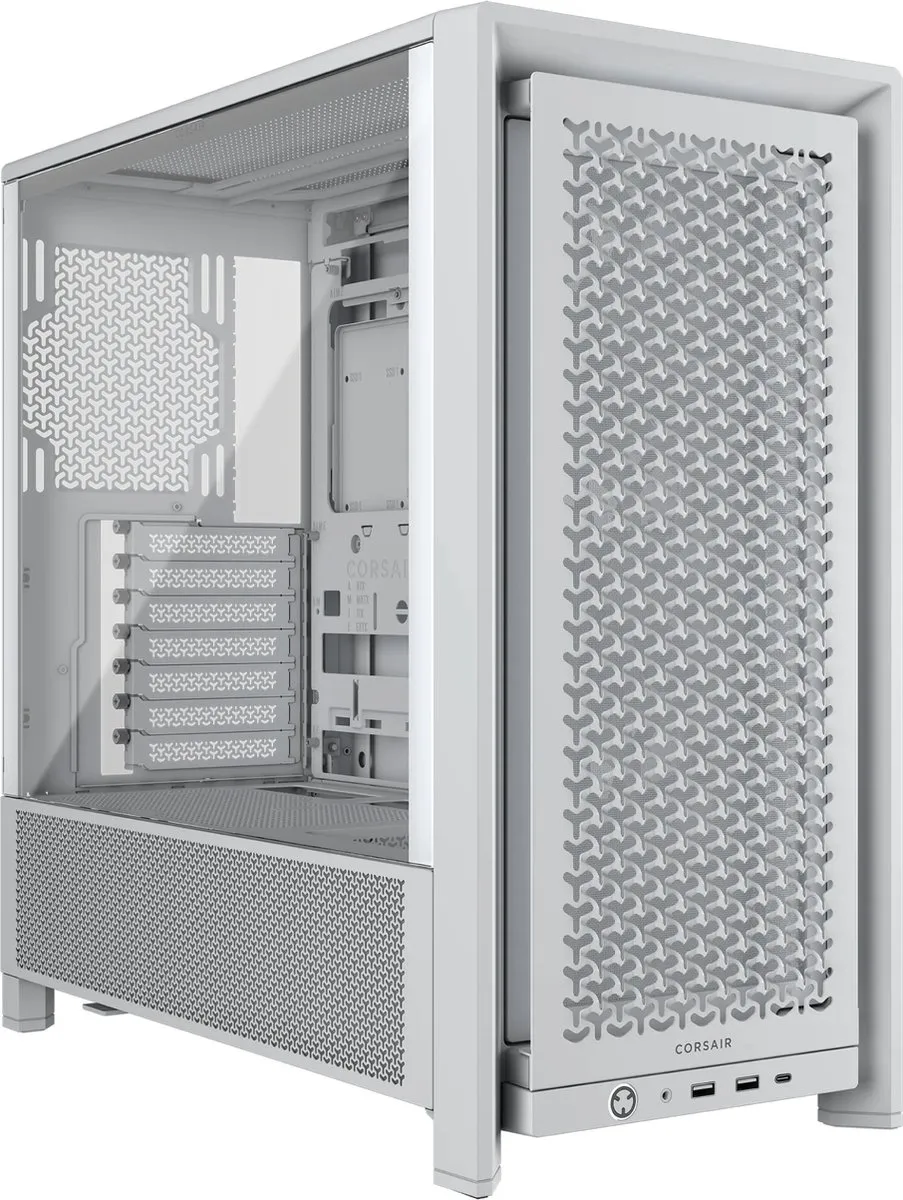 Corsair Frame 4000D RS Midtowermodel ATX - Wit - 3x 120mm Ventilatoren