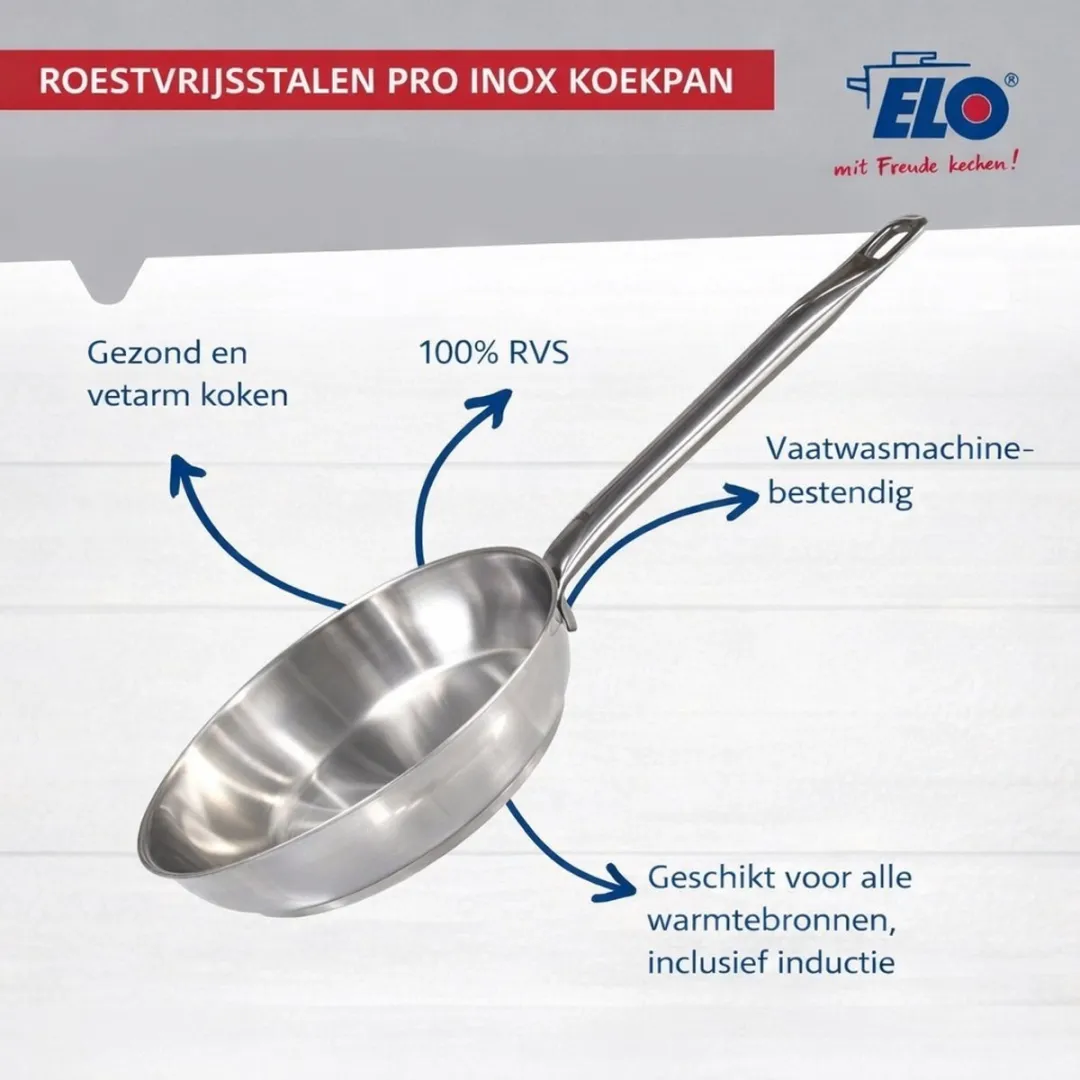 Fackelmann Elo Profi Citrin Kook- en Braadpansset 3+3 Stuks - Grijs